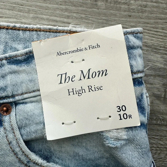 Abercrombie & Fitch Mom high rise jeans Sz 30 - Picture 5 of 6